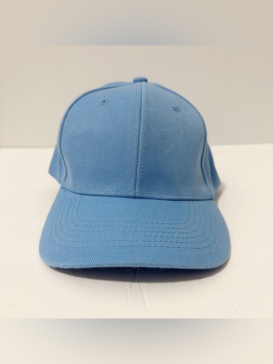 Cap Accessories - Classic Blank Light Blue Cotton Baseball‎ Cap Hat Plain Minimalist Solid Sporty